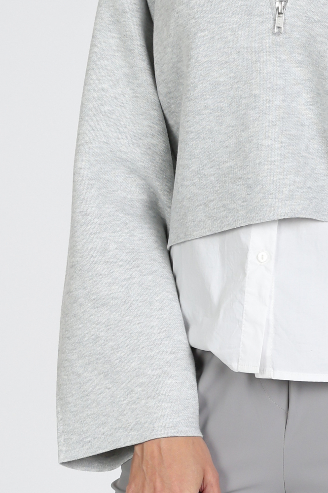 Penn & Ink S26B392 Sweater Grijs