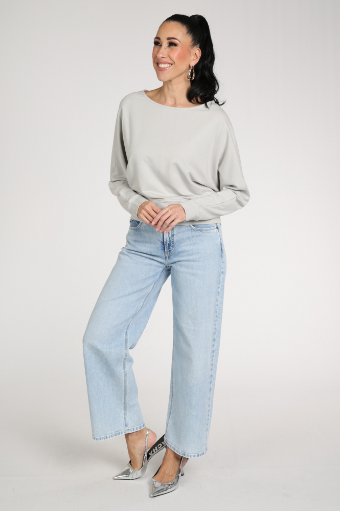 Penn & Ink S26T1248 Sweater Grijs