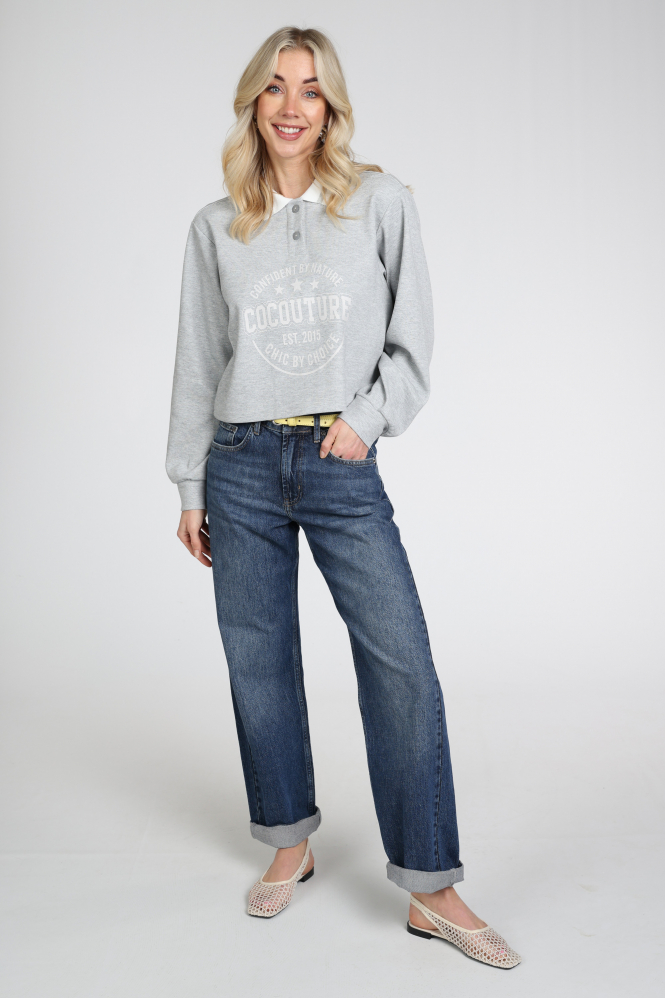 Co'couture 47009 Sweater Grijs