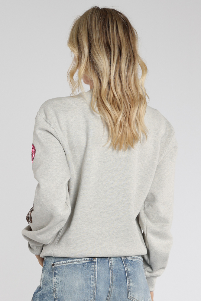 Pom Amsterdam SP9773 Sascha Sweater Grijs
