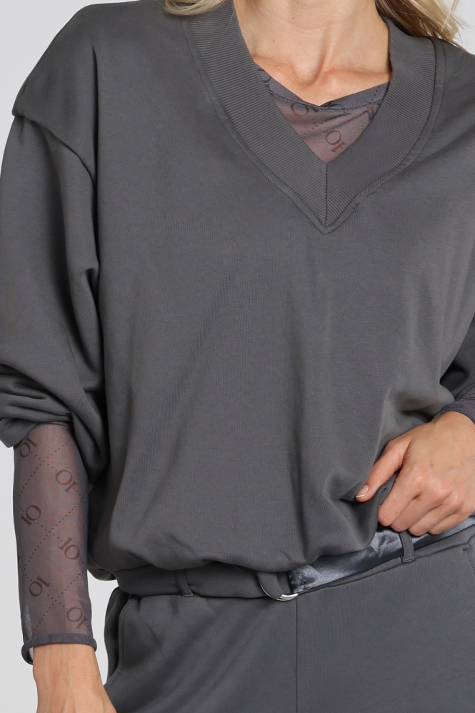 10 Days 20-821-6203 Sweater Grijs