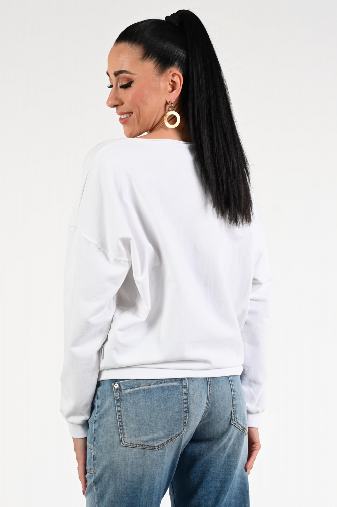 Penn & Ink S25F1611 Sweater Wit