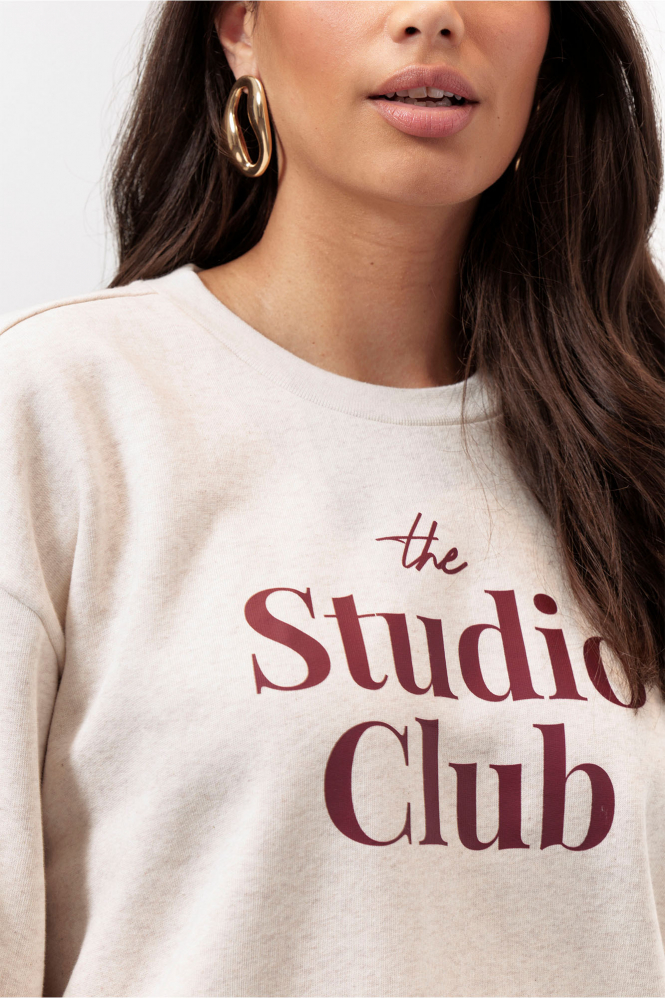 L.O.E.S. by Studio Anneloes Puck studio sweater  Sweater Wit