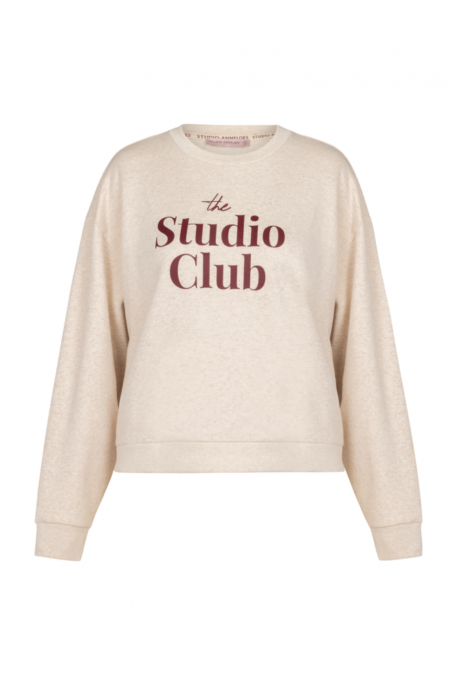 L.O.E.S. by Studio Anneloes Puck studio sweater  Sweater Wit