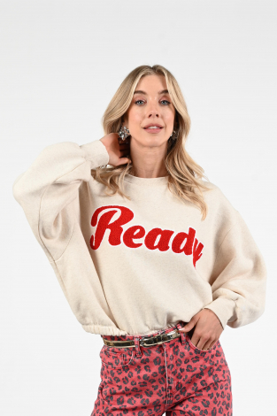 By-Bar Bodil ready sweat Beige