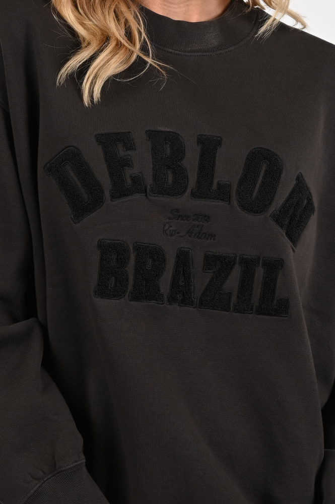 Deblon Malou sweater Sweater Bruin