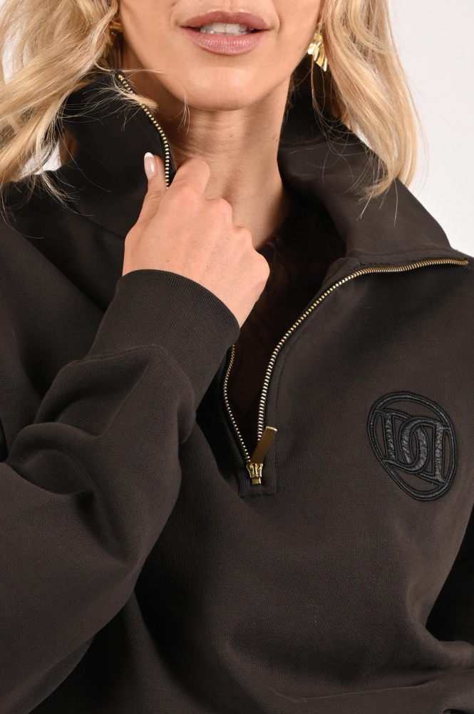 Deblon Noelle sweater Sweater Bruin