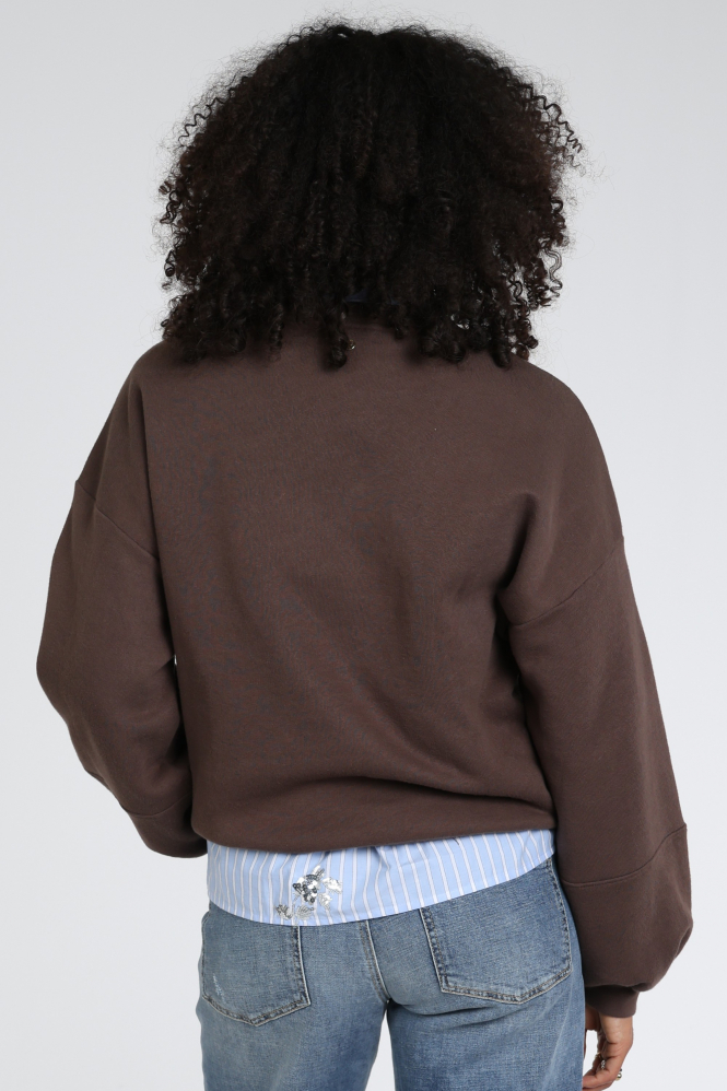 Nukus NKF03099 Sweater Bruin