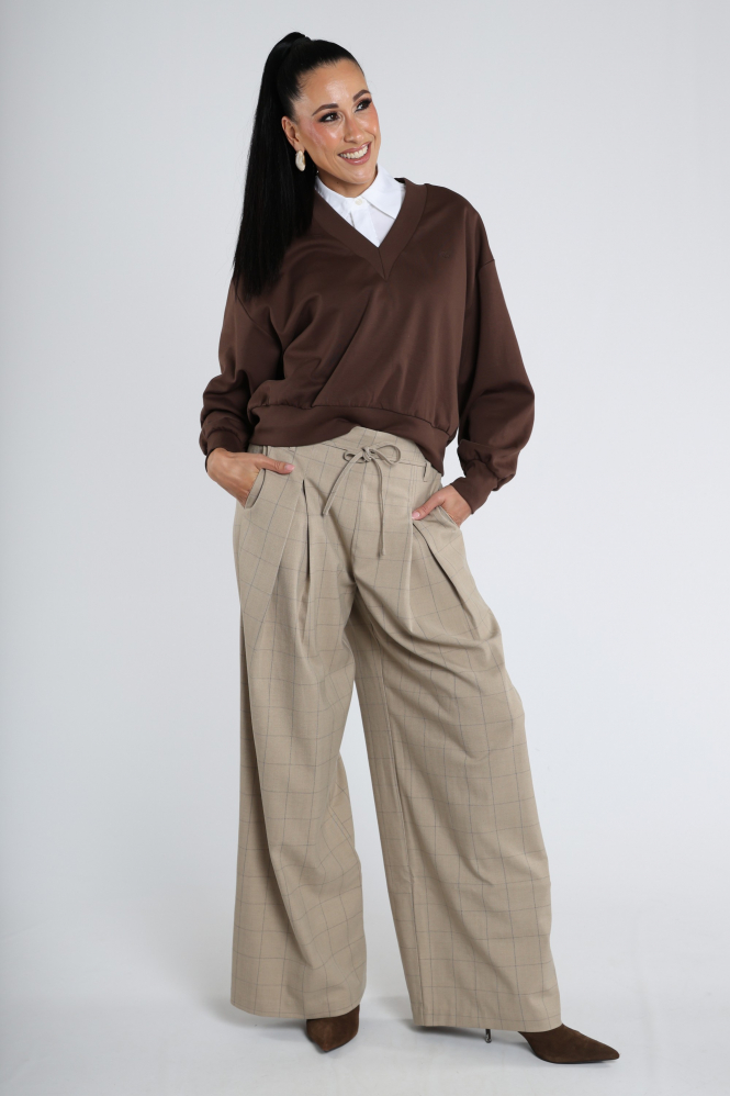 Aimée the label Kaapstad Sweater Sweater Bruin