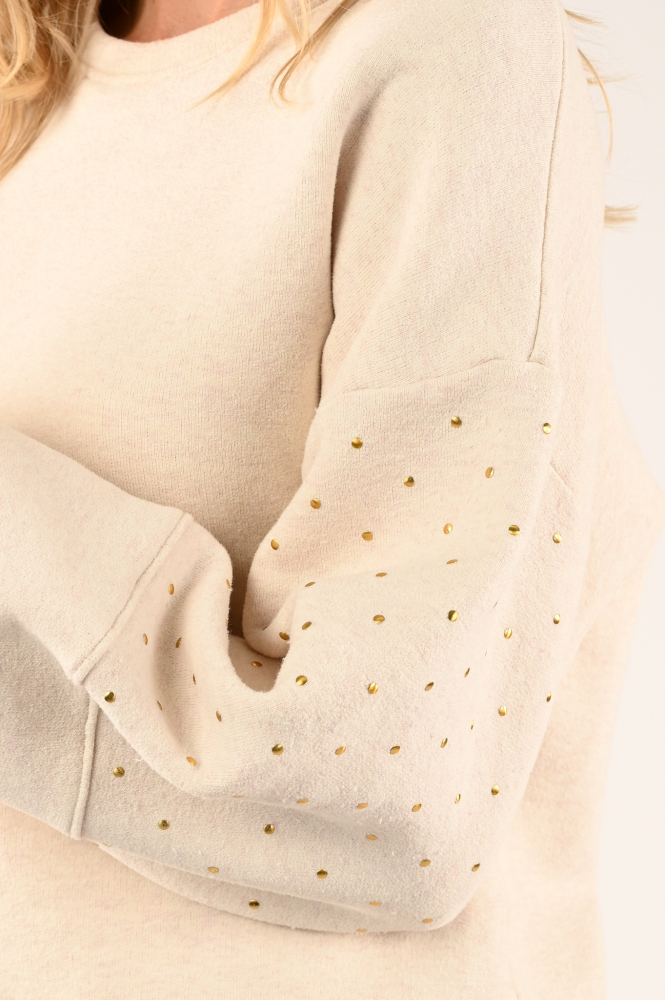 Nukus FW24068 Sweater Beige