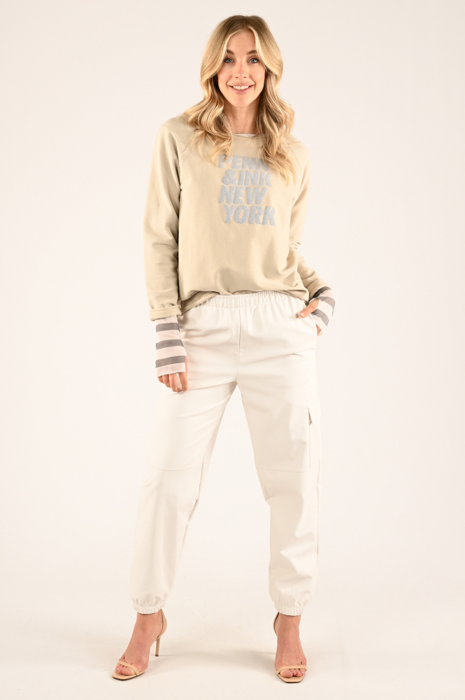 Penn & Ink W24F1513 Sweater Beige