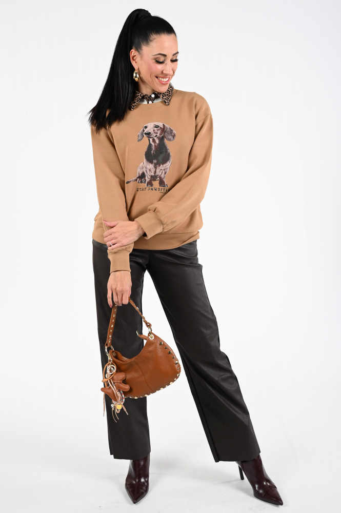 Marc Cain ZS 44.12 J09 Sweater Bruin