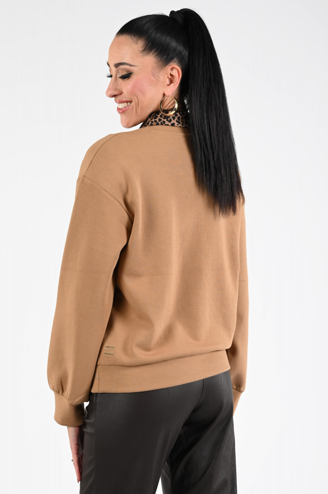 Marc Cain ZS 44.12 J09 Sweater Bruin