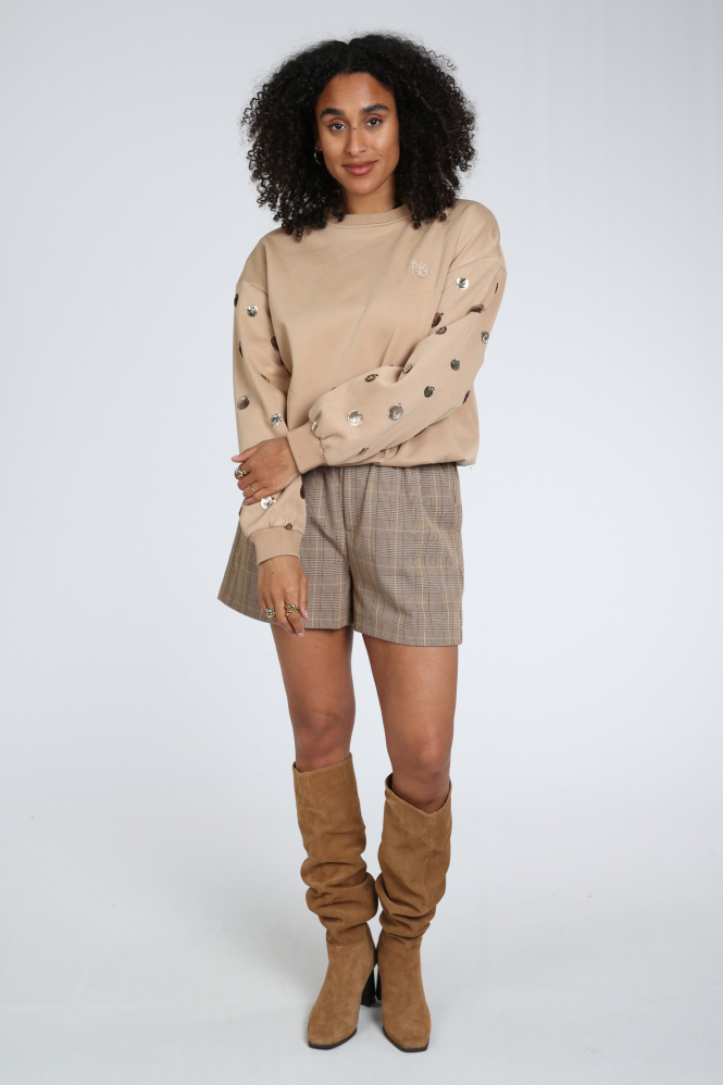 Nukus NKF03066 Sweater Bruin