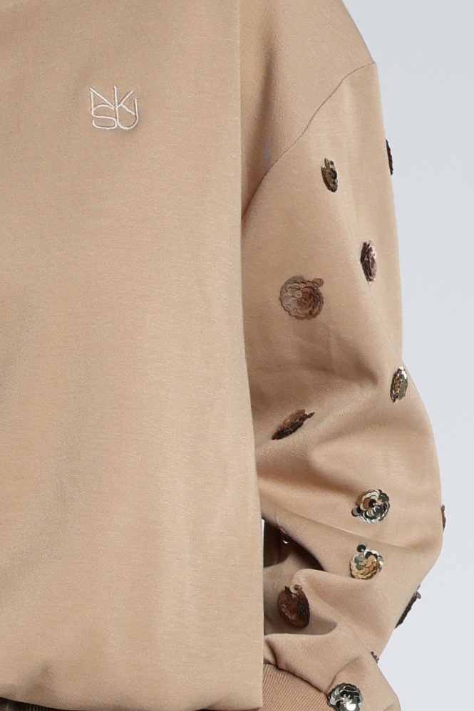 Nukus NKF03066 Sweater Bruin