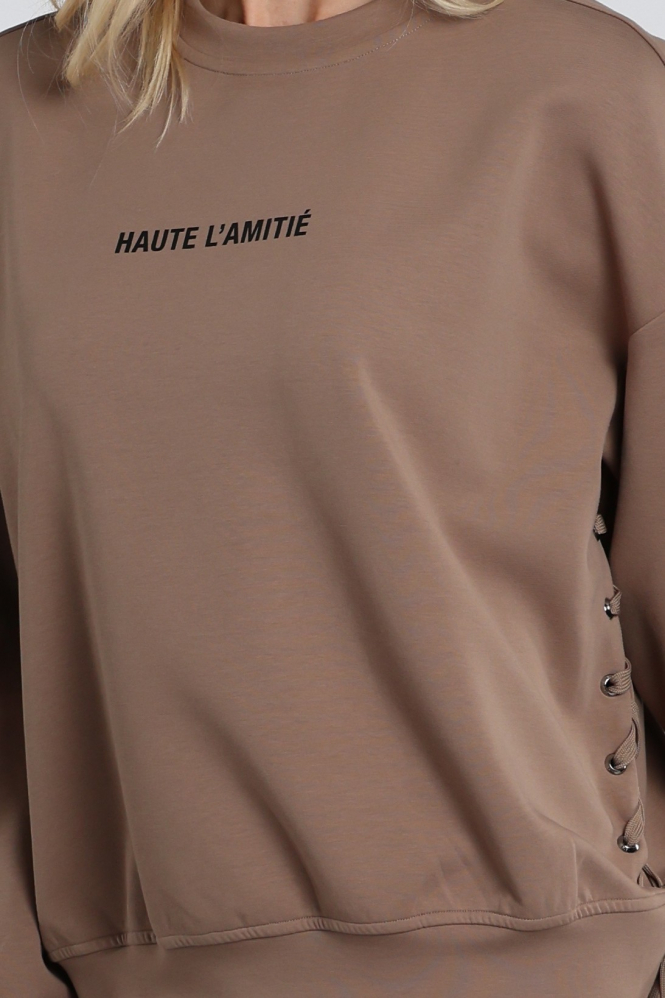 Haute L'Amitié hl10714 Sweater Bruin