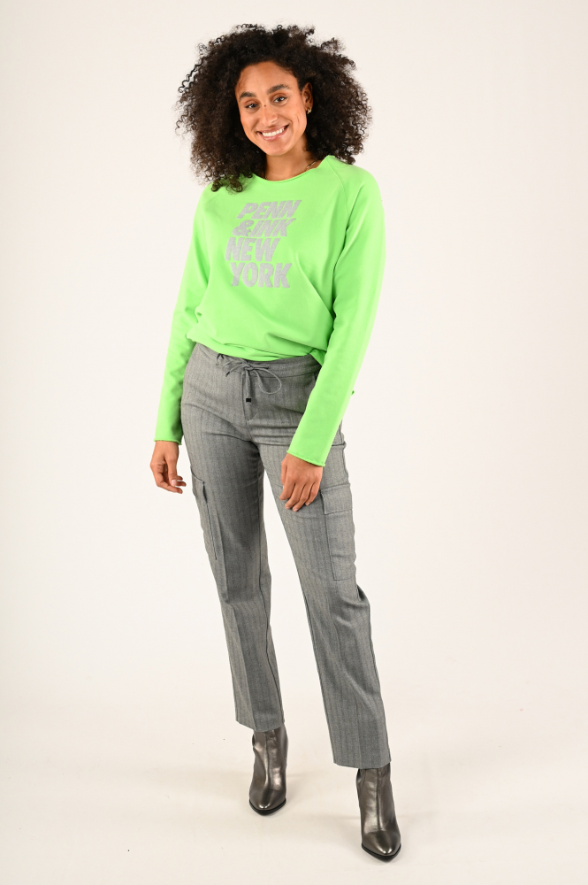 Penn & Ink W24F1513 Sweater Groen