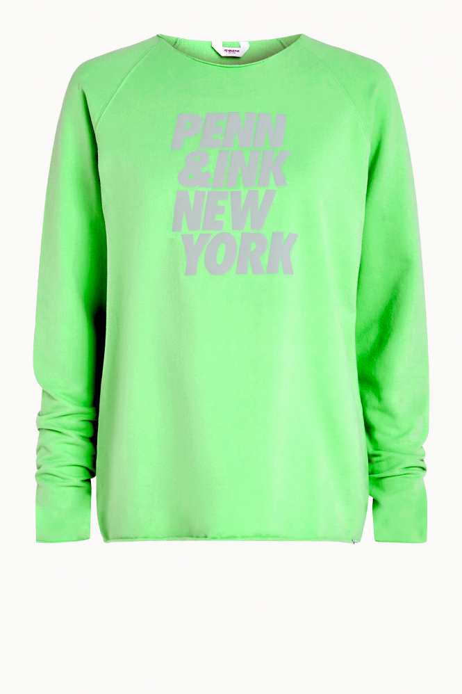 Penn & Ink W24F1513 Sweater Groen