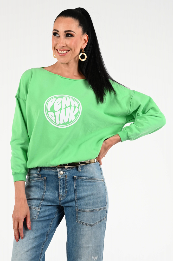 Penn & Ink S25F1611 Sweater Groen