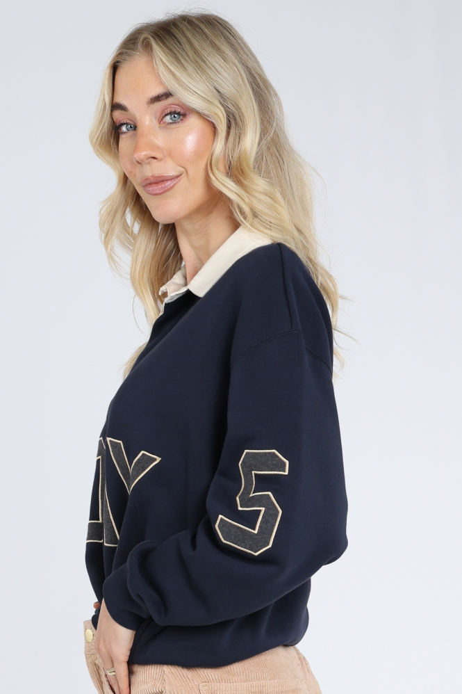 10 Days 20-811-6204 Sweater Blauw