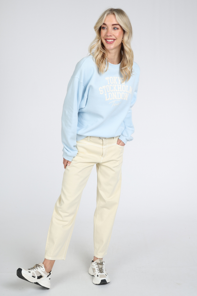 Penn & Ink S26F1827 Sweater Blauw