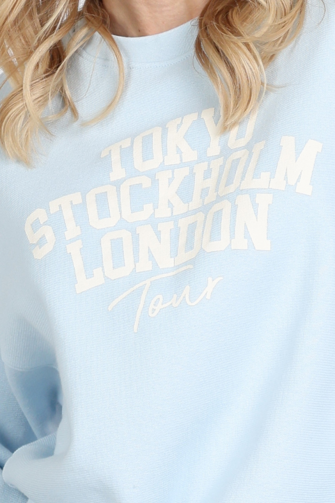 Penn & Ink S26F1827 Sweater Blauw