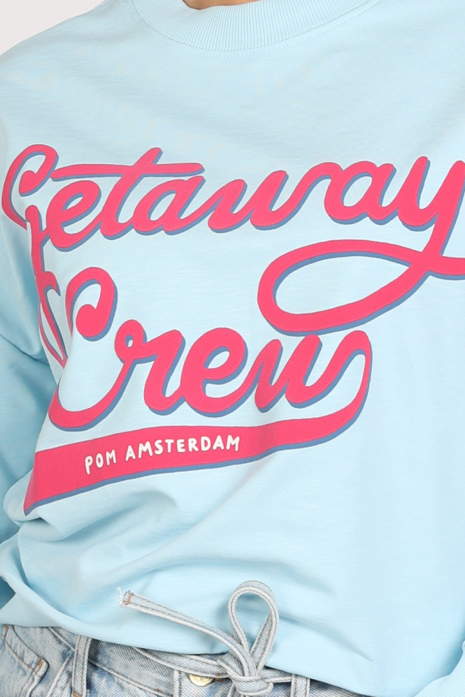 Pom Amsterdam SP9522 Sweater Blauw