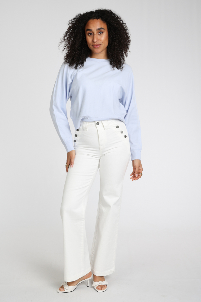 Yaya 01-000559-603 Sweater Blauw