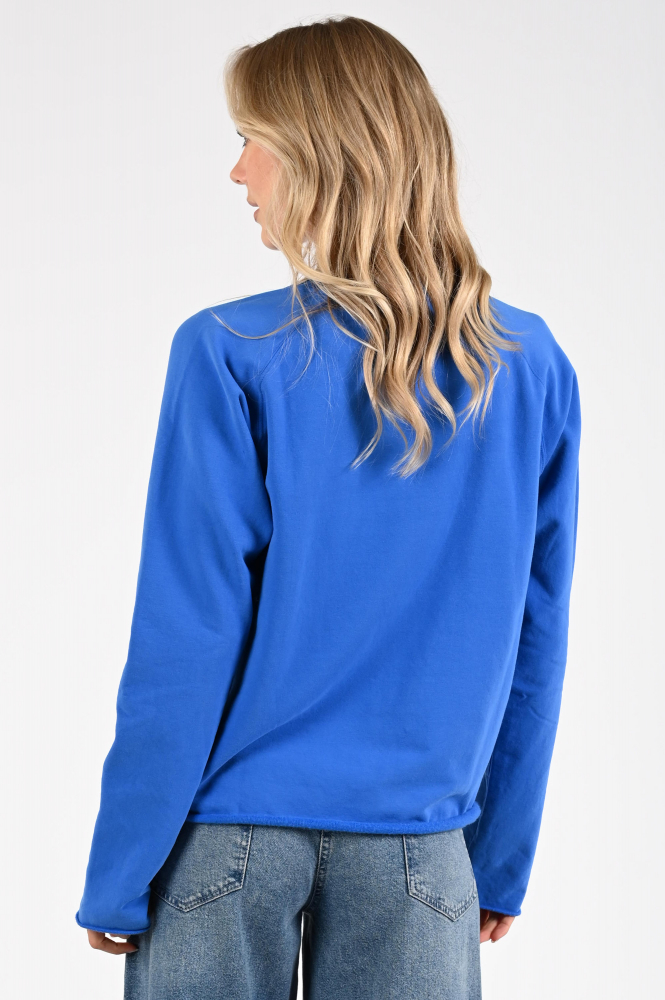 Penn & Ink W25F1705 Sweater Blauw