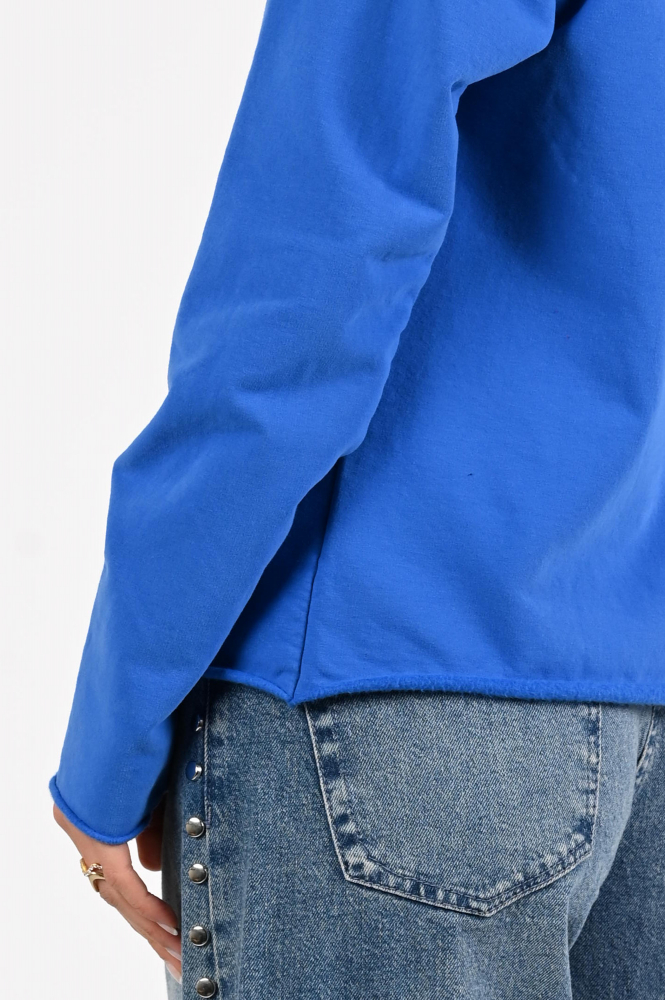 Penn & Ink W25F1705 Sweater Blauw