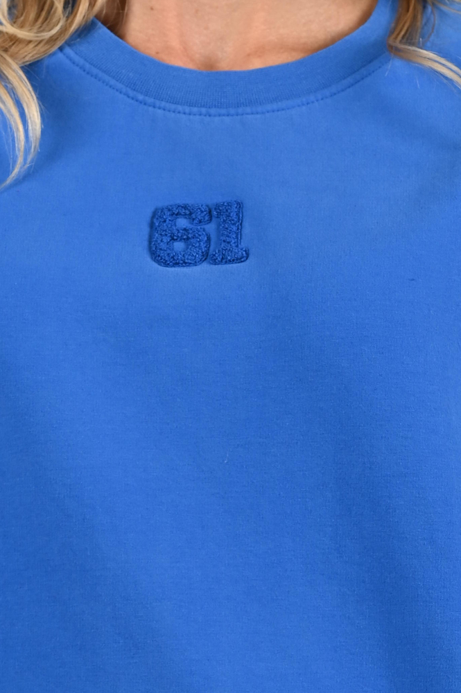 Penn & Ink W25F1705 Sweater Blauw