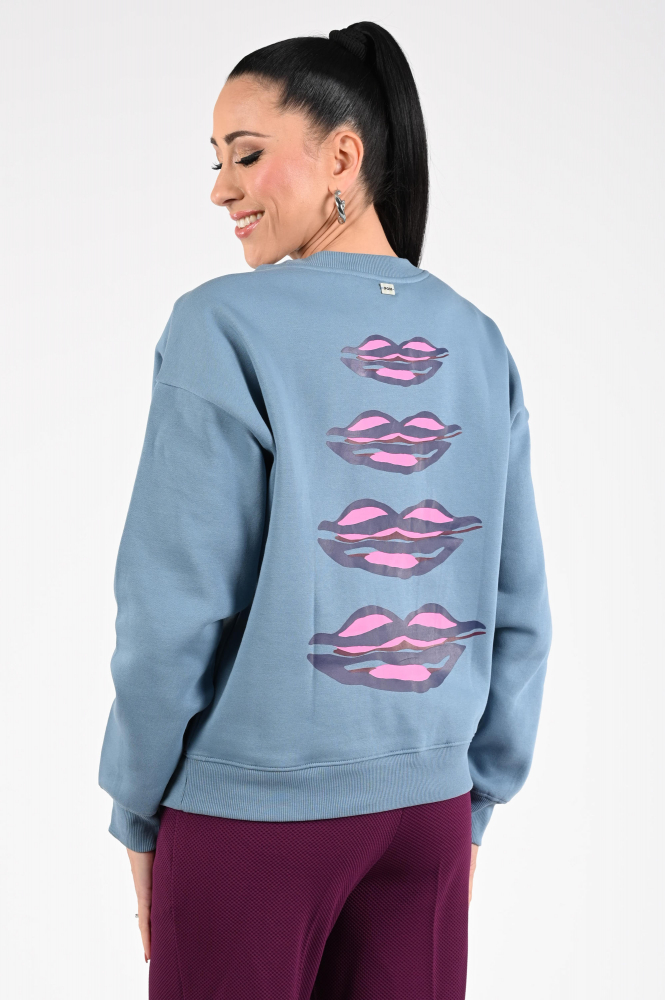 Pom Amsterdam SP9357 Sweater Blauw