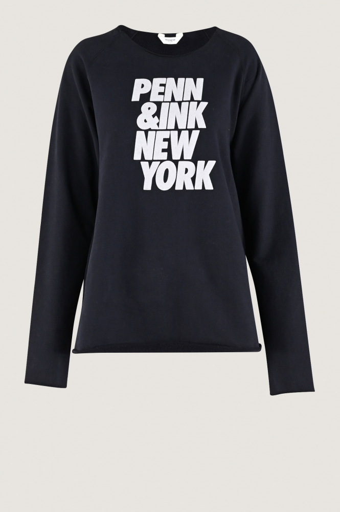 Penn & Ink W24F1513 Sweater Blauw