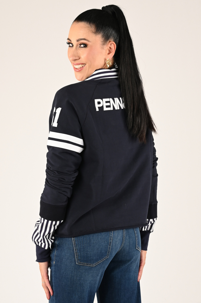 Penn & Ink W24F1505 Sweater Blauw