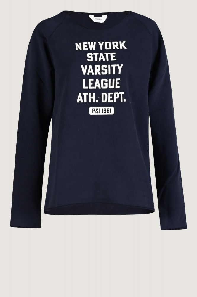 Penn & Ink S25F1624 Sweater Blauw