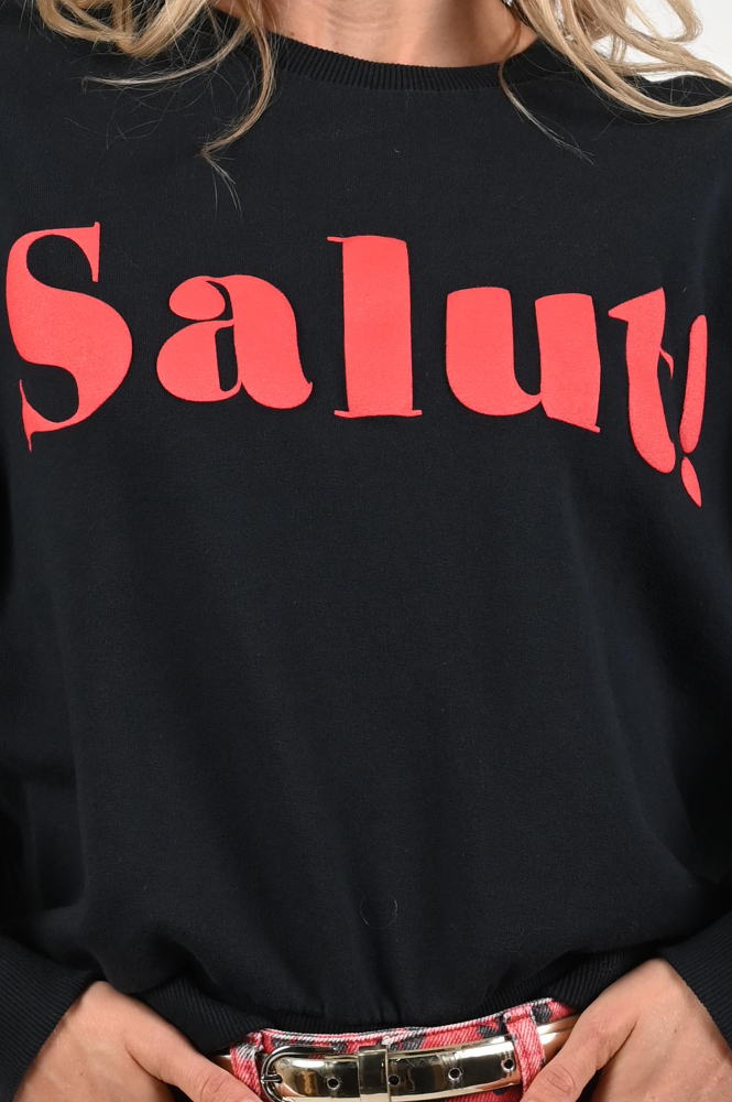 By-Bar Bibi salut sweat Sweater Blauw