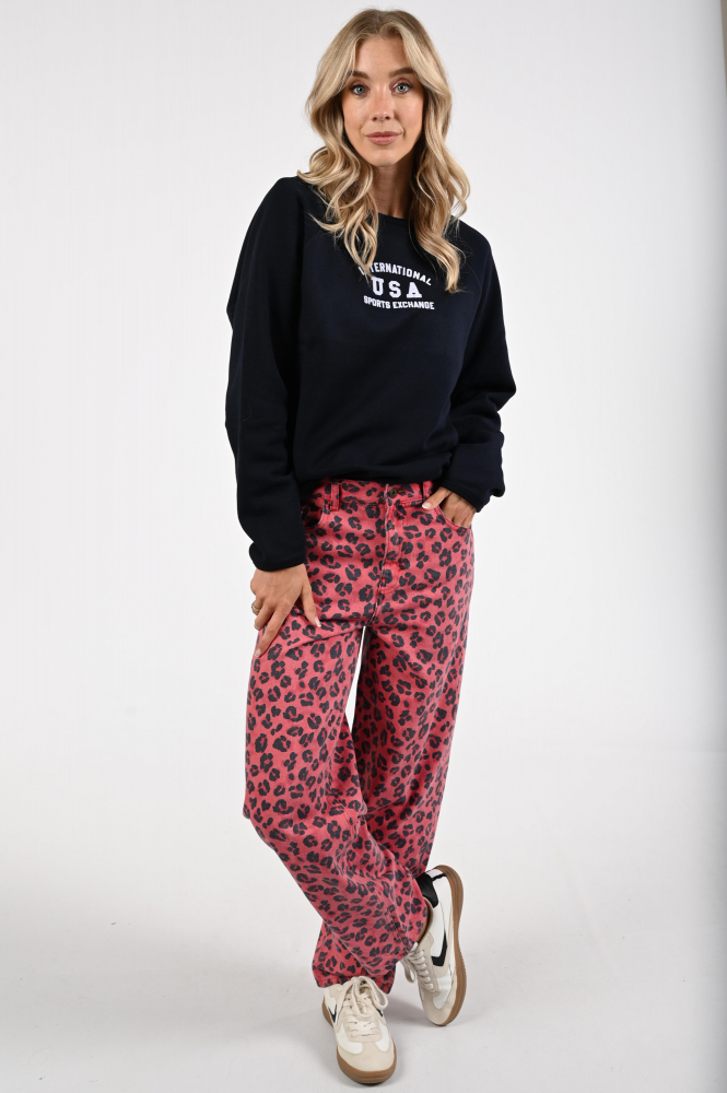 Penn & Ink W25T1187 Sweater Blauw
