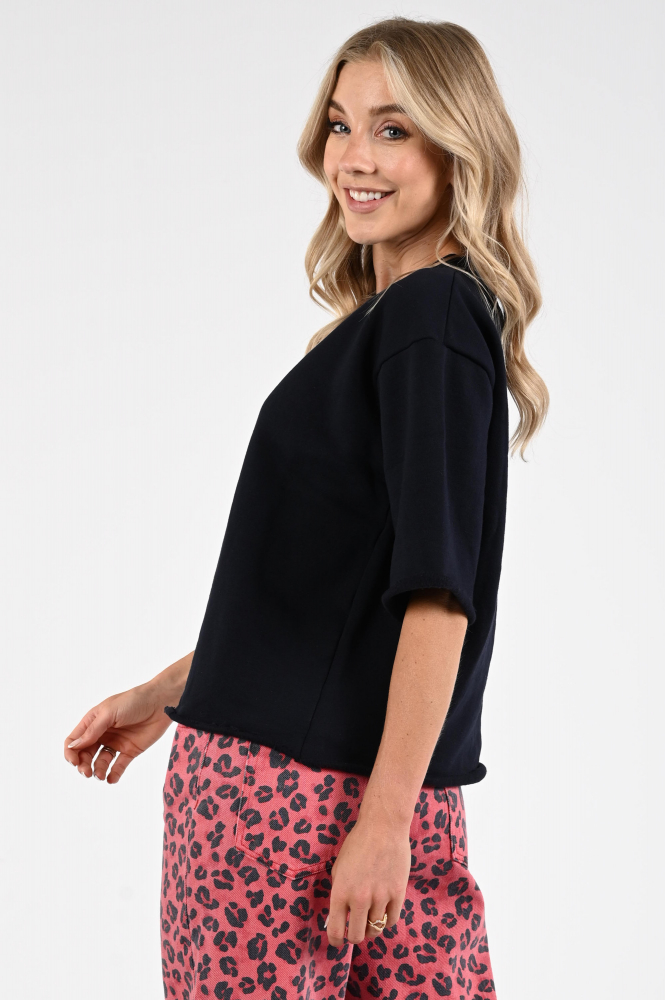 Penn & Ink W25F1702 Sweater Blauw