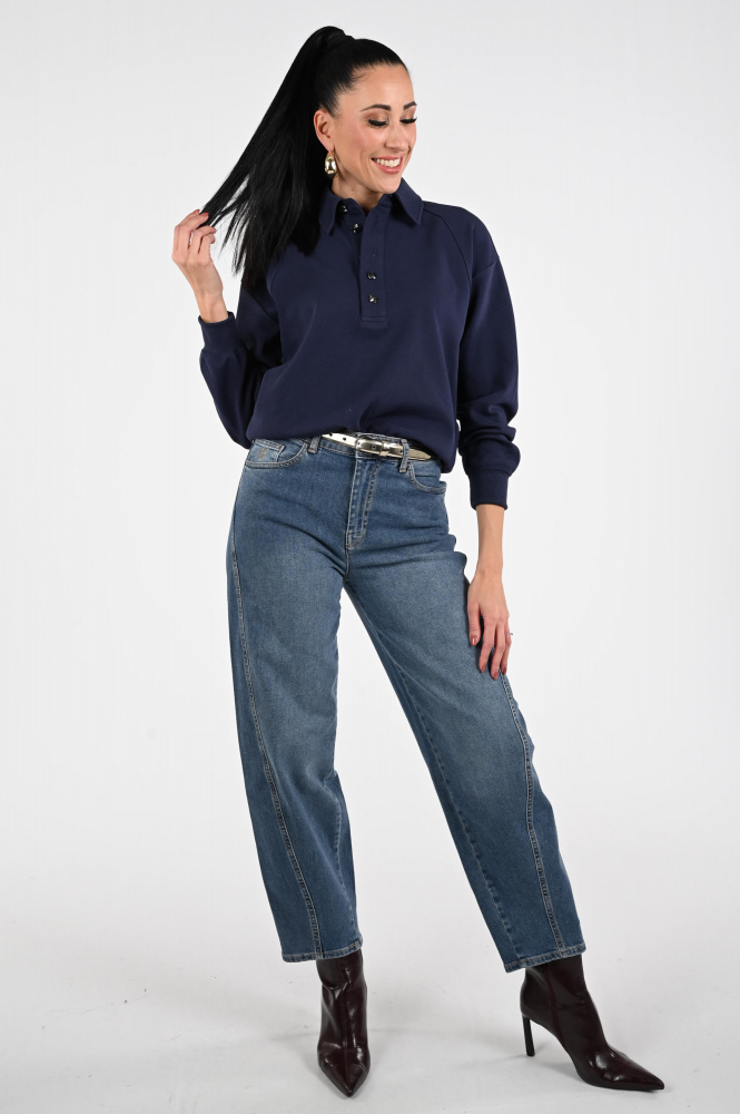 Co'couture 37043 Dengi Sweater Blauw
