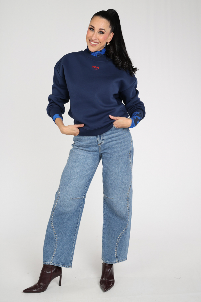 Pom Amsterdam SP9823 Sophie Sweater Blauw