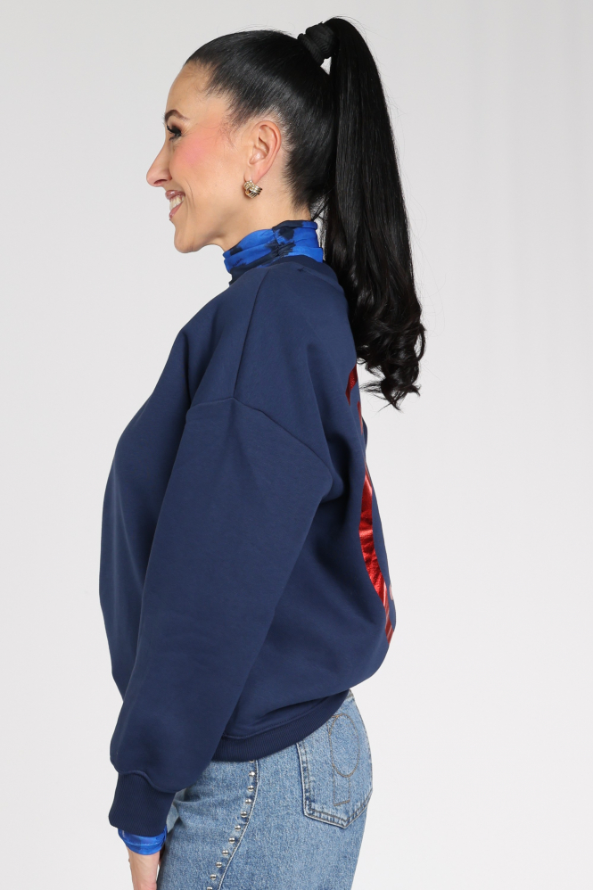 Pom Amsterdam SP9823 Sophie Sweater Blauw