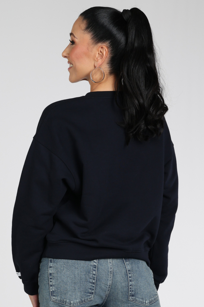 Penn & Ink W26F1927 Sweater Blauw