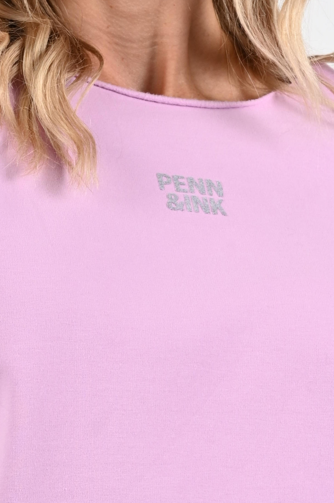 Penn & Ink W25F1703 Sweater Paars
