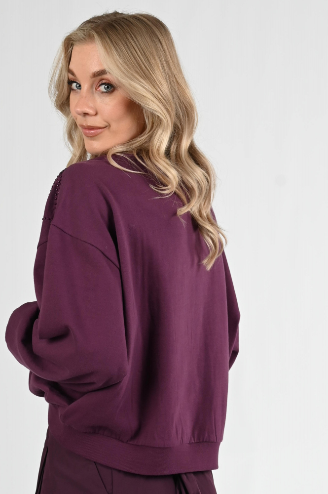 Summum 3s5202-30656 Sweater Paars