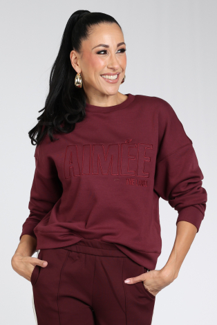 Aimée the label Brazil Sweater Rood