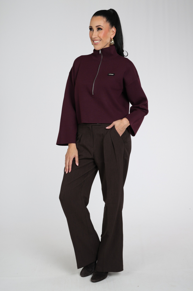 Penn & Ink W26B420 Sweater Rood