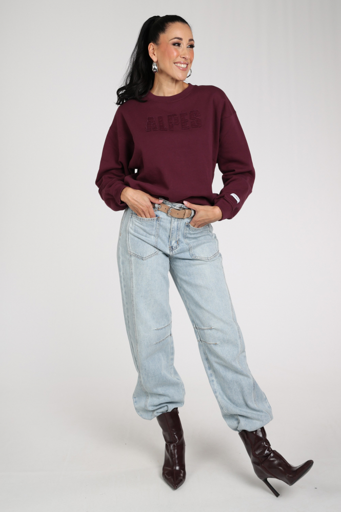 Penn & Ink W26F1927 Sweater Rood