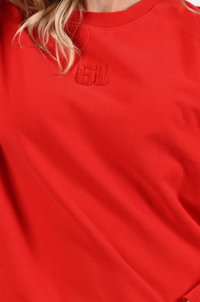 Penn & Ink W25F1705 Sweater Rood