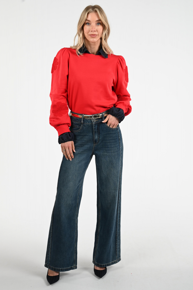 Geisha 52582-21 Sweater Rood
