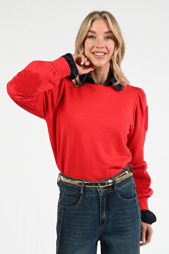 Geisha 52582-21 Sweater Rood
